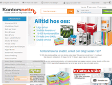 Tablet Screenshot of kontorsnetto.se